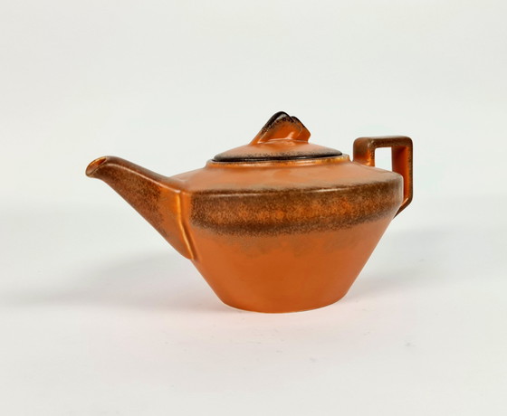 Image 1 of Arnhem Fayence Factory - Bauhaus style - Art Deco l - ceramics - Tea pot - 1920's -