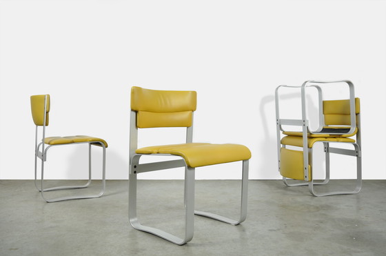 Image 1 of 4x Ilmari Lappalainen Pulkka dining chair