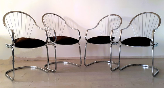 Image 1 of 4x Italian design dining room chairs