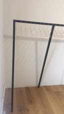 Hay clothes rack