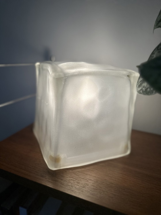 Image 1 of Lampada vintage a forma di cubo di ghiaccio