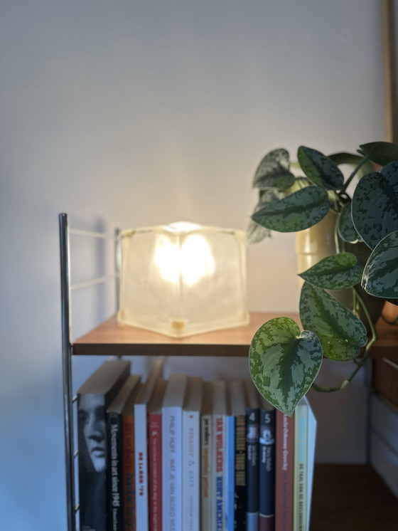 Image 1 of Lampada vintage a forma di cubo di ghiaccio