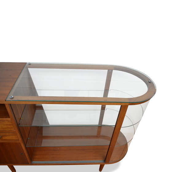 Image 1 of Comptoir vintage en teck au design danois