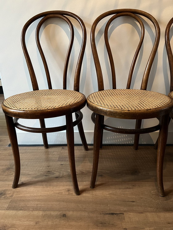 Image 1 of 4x Chaises Thonet nr18