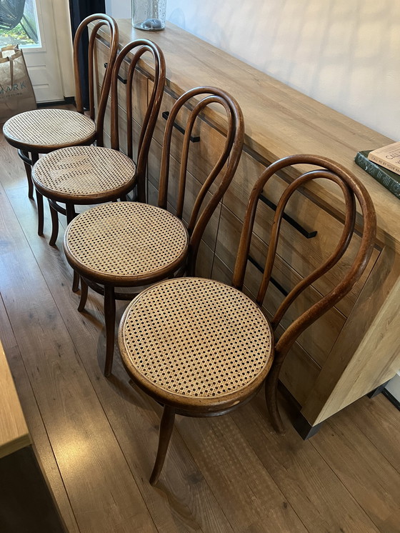 Image 1 of 4x Thonet Chairs no. 18