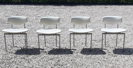 4x Rudolf Wolf meander Alpha chair