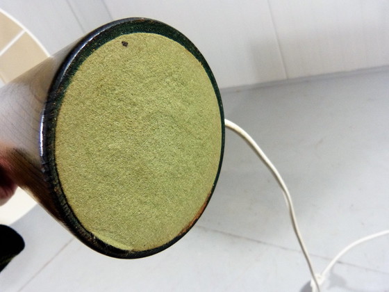 Image 1 of Large wooden vintage diabolo table lamp, 1960's