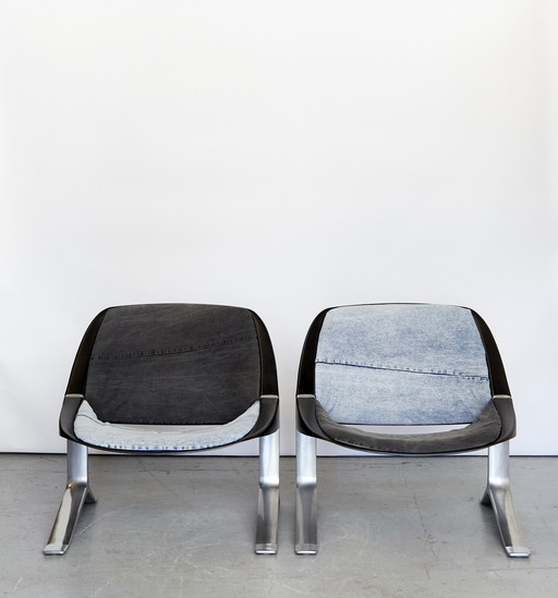 2x Fauteuil Selectform Club by Knut Hesterberg