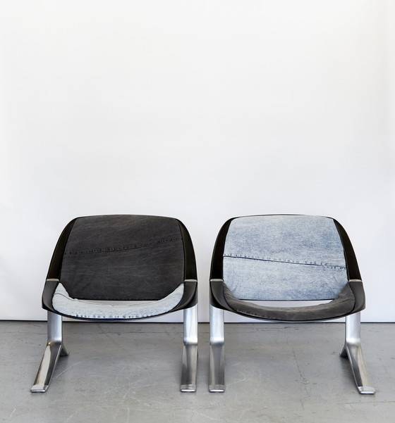 Image 1 of 2x Selectform Club Armchairs by Knut Hesterberg