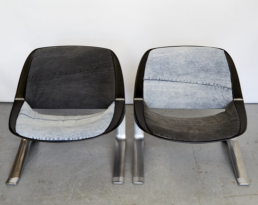 2x Fauteuil Selectform Club by Knut Hesterberg