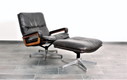Chaise Vintage Strässle King chair + King hocker