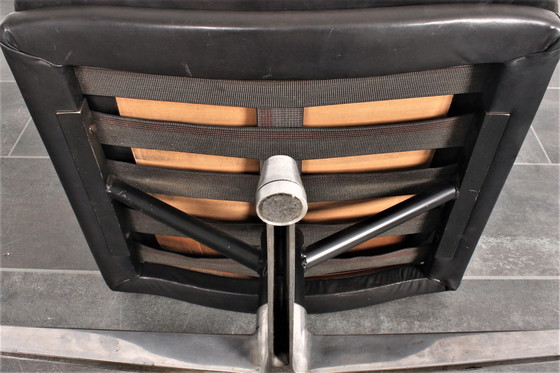 Image 1 of Vintage Strassle King chair + King footstool