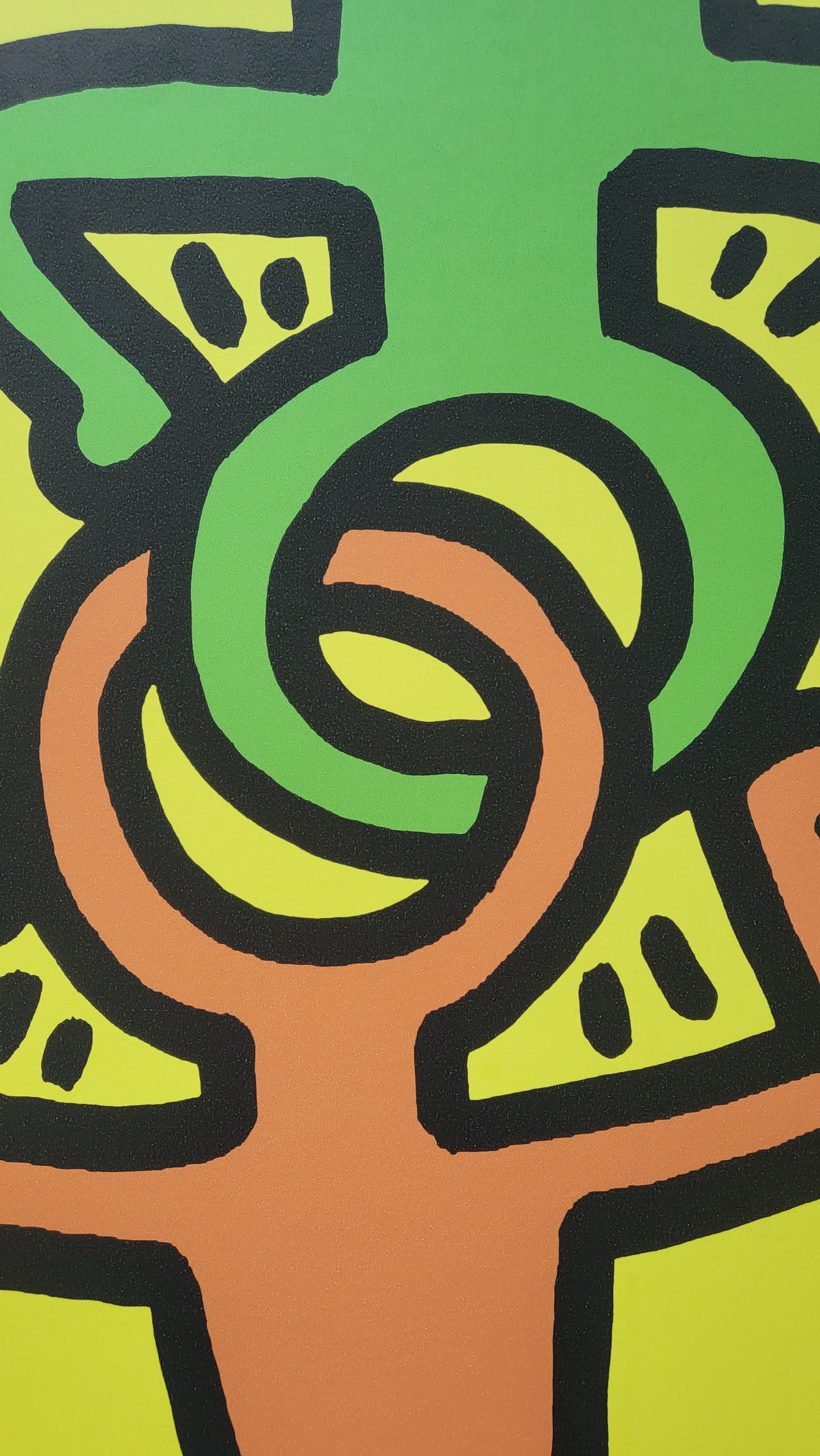 Keith Haring、Brazil、希少画集画、新品額装付 Brazil | Keith Haring