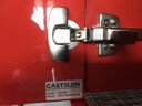 Castelijn disk, KD-AA in high-gloss lacquer H67 fire red by Dick Spierenburg.