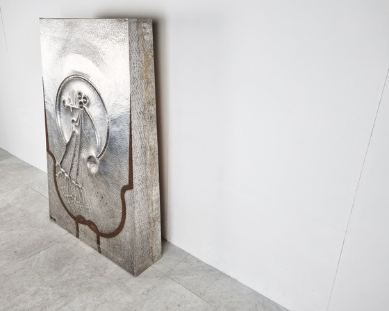 Image 1 of Vintage large brutalist sculpture