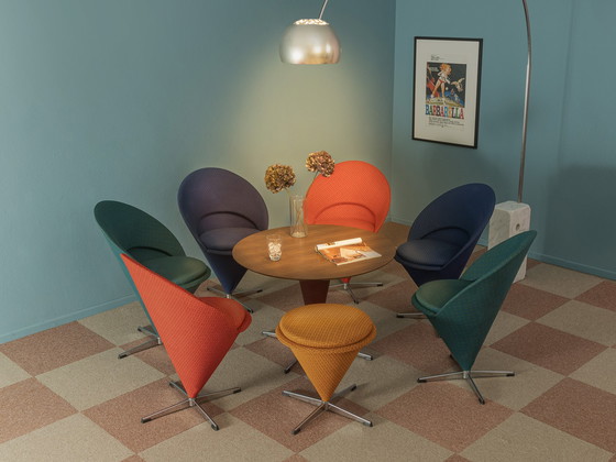 Image 1 of 8x Verner Panton Cone Chair Seating Group