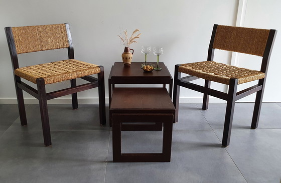 Image 1 of 2x vintage dining room chairs