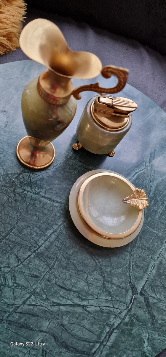 Image 1 of Decorazione in marmo onice vintage