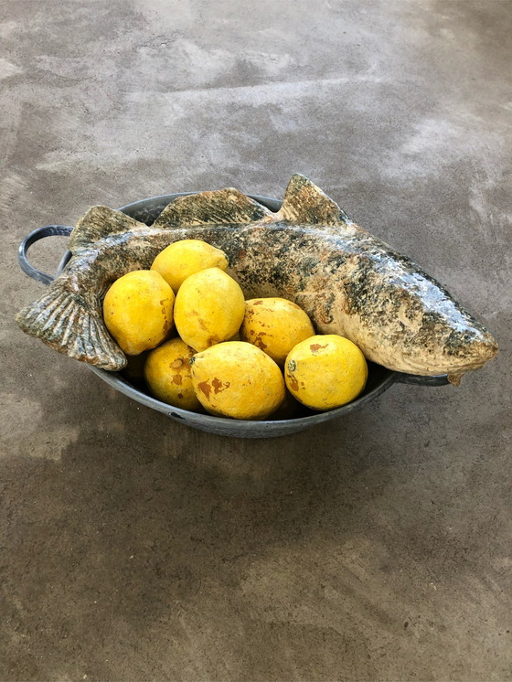 Image 1 of Edith Madou ceramic fish with lemon