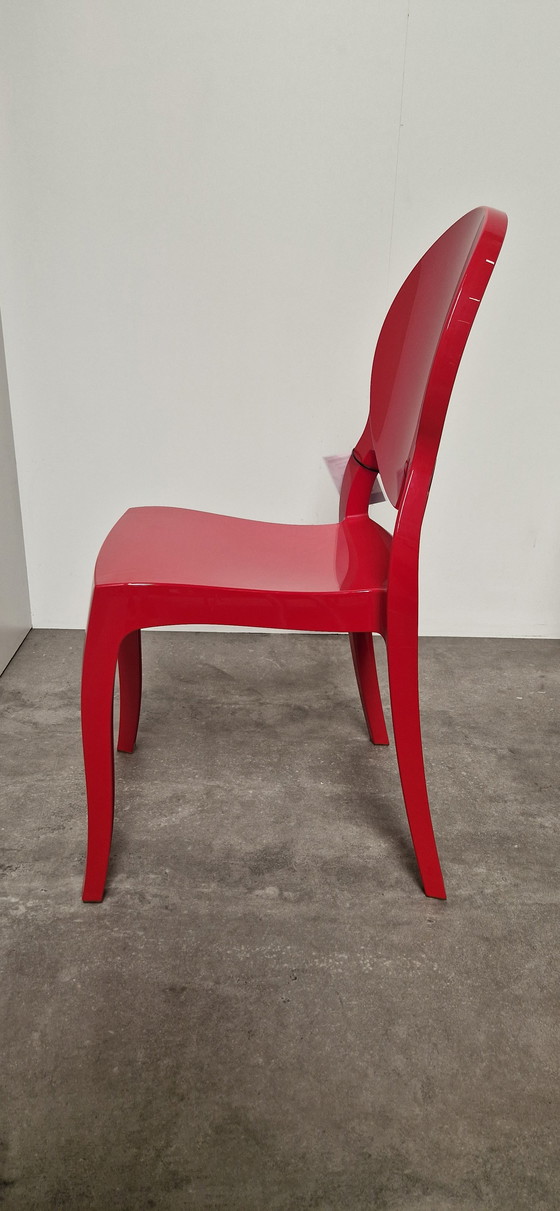 Image 1 of Chaise design Siesta Elizabeth - rouge