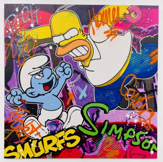 Image 1 of AIIROH - Smurfs Vs Simpson