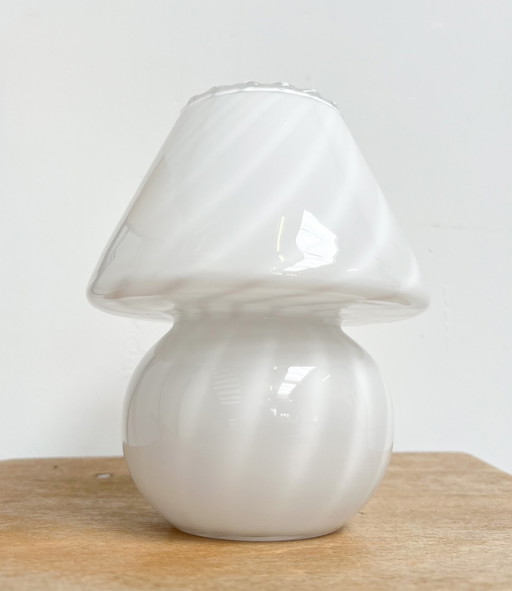 Swirl Mushroom table lamp, 1960's