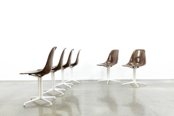 Image 1 of 6x Eames La fonda chair, set