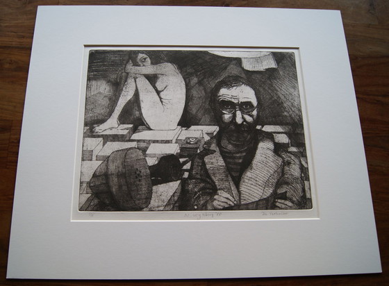 Image 1 of Nicolaas Wijnberg-The Mover Lithography