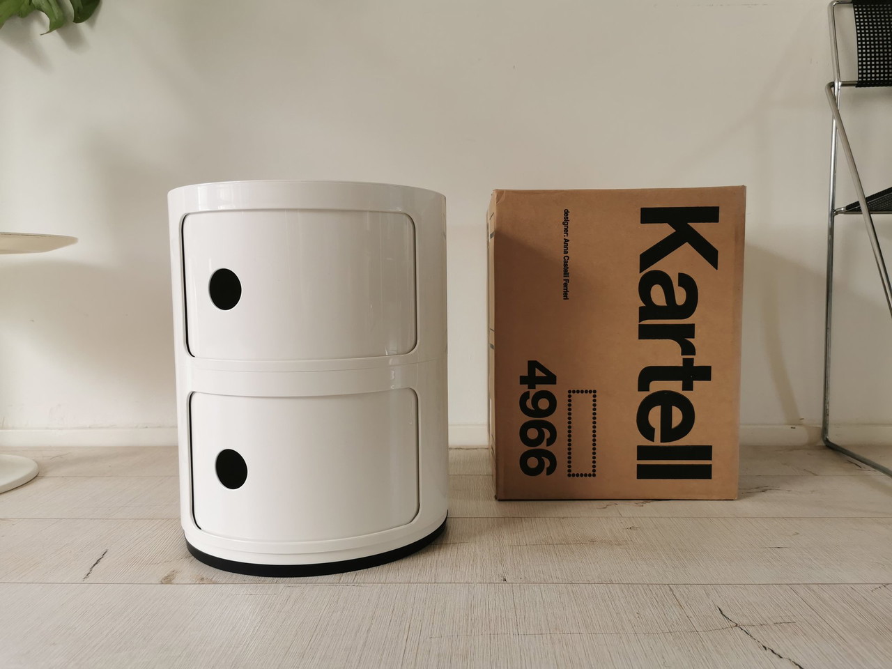 美品Kartell コンポニビリ　正規品Italy Anna Castelli Natavintage - Iconic Cabinet with Laundry Bin Kartell