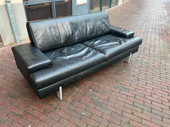 Image 1 of Rolf Benz will 644 sofa black leather