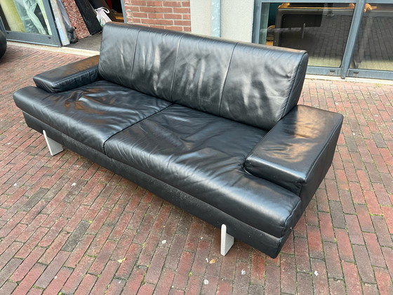 Image 1 of Rolf Benz will 644 sofa black leather