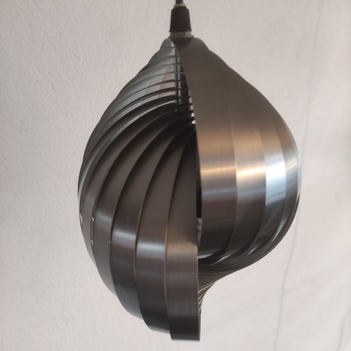 Henri Mathieu slatted hanging lamp