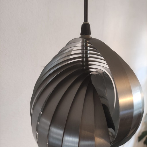 Henri Mathieu slatted hanging lamp