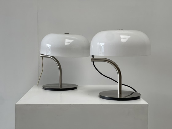 Image 1 of 2x Giotto Stoppino for Valenti 1980s lampen