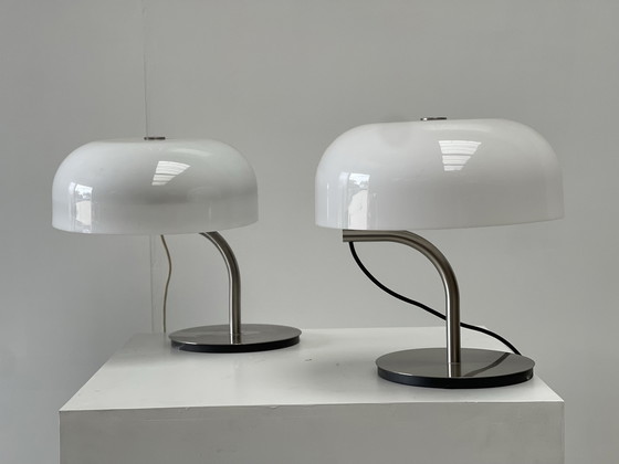 Image 1 of 2x Giotto Stoppino for Valenti 1980s lampen