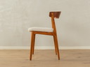 4x vintage dining chairs in teddy fabric