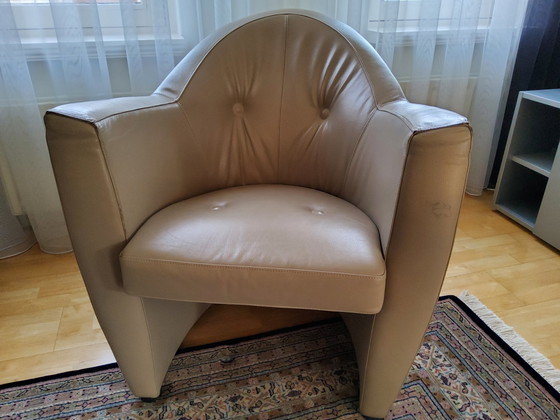 Image 1 of 2 Leolux Carabita armchairs.