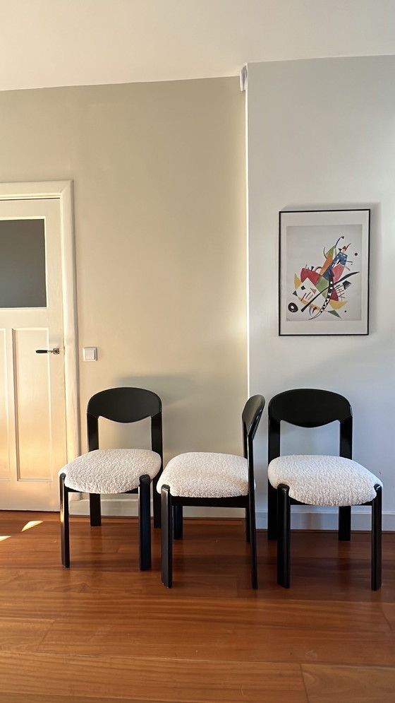 Image 1 of 4x Vintage brutalist teddy chair