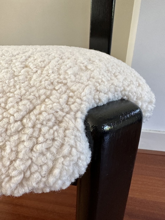 Image 1 of 4x Vintage brutalist teddy chair