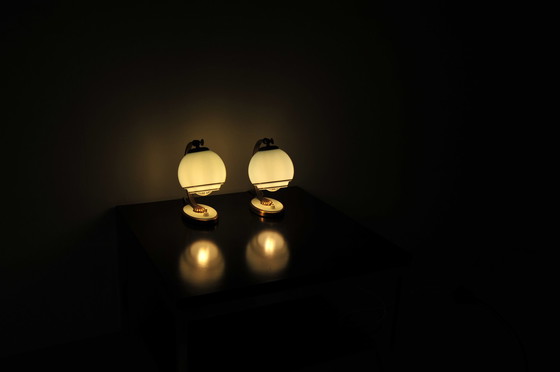 Image 1 of 2 lampade da comodino vintage