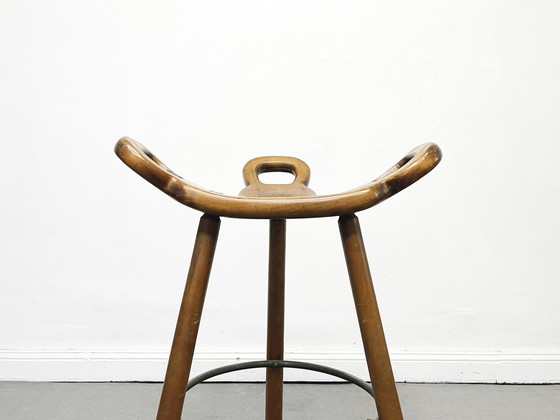 Image 1 of 4x Tabouret de bar modèle "Marbella" de Sergio Rodrigues