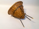 Vintage rotan mand van Rohé Noordwolde, 1960