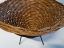 Vintage rotan mand van Rohé Noordwolde, 1960