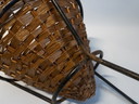 Vintage rotan mand van Rohé Noordwolde, 1960