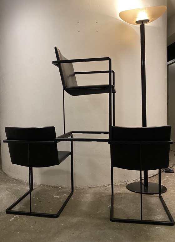 Image 1 of 4x Chaises vintage de Hennie de Jong