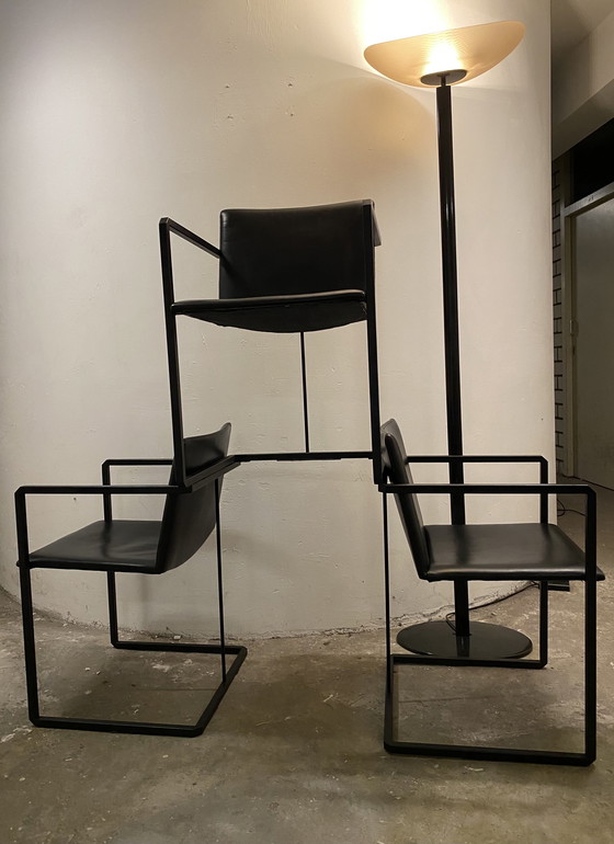 Image 1 of 4x Chaises vintage de Hennie de Jong