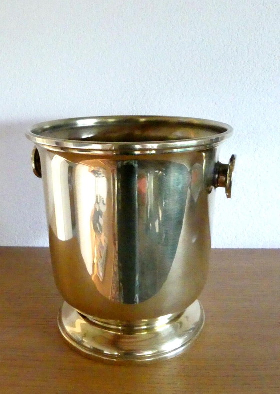 Image 1 of Art Deco champagne cooler, gold-plated