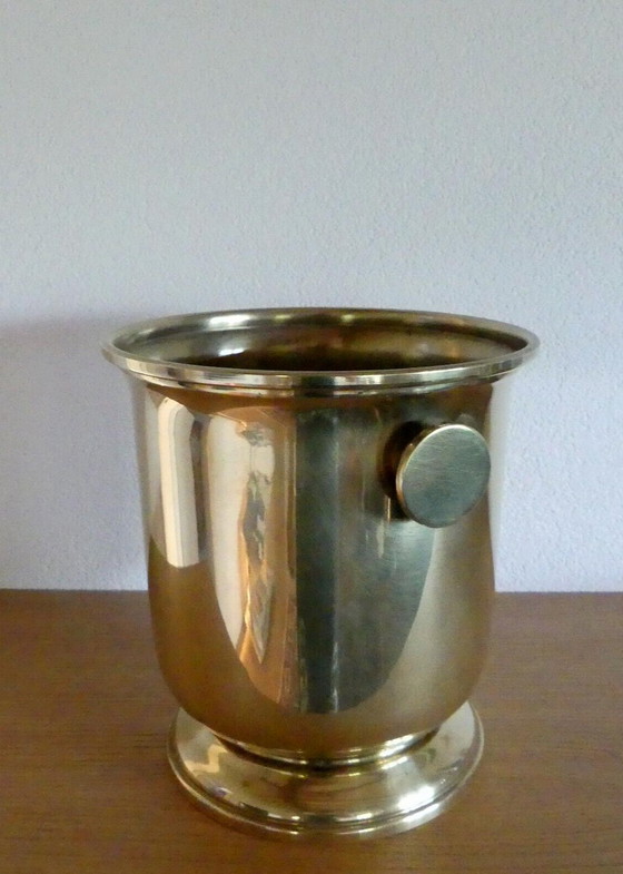 Image 1 of Art Deco champagne cooler, gold-plated