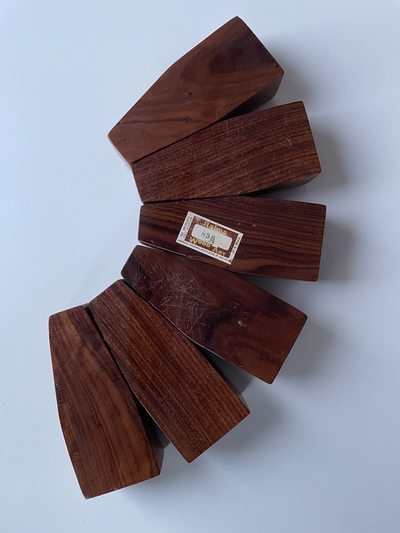 Image 1 of Italma Wood Art schaal designed by Jean Gillon