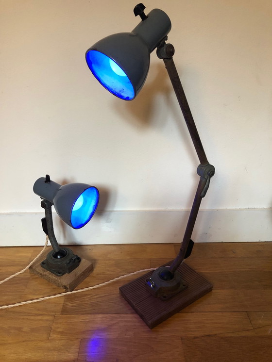 Image 1 of 2x Kandem Marianne Brandt Bauhaus table/wall lamps